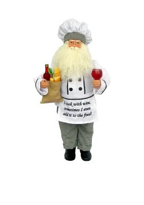 I Cook With Wine Santa