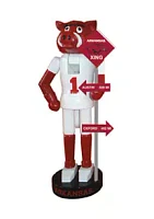 Santa's Workshop  NCAA Arkansas Razorbacks 12 Inch Rivalry Nutcracker