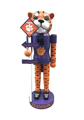 Santa's Workshop  NCAA Clemson Tigers 12 Inch Rivalry Nutcracker