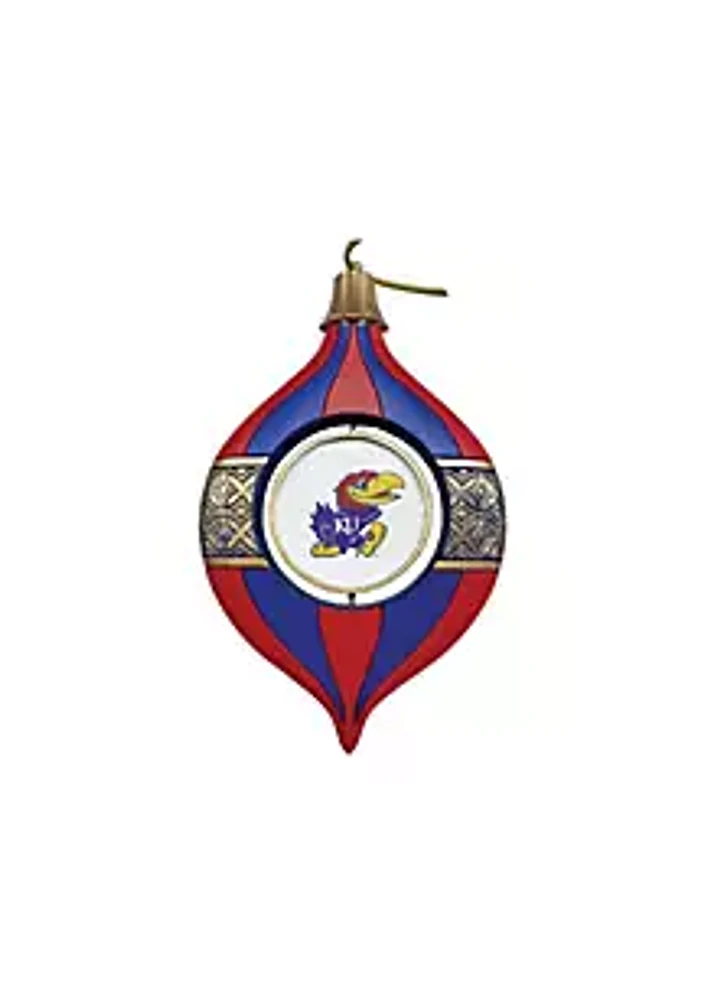 Santa's Workshop Inc 5.5 inch Kansas Spinning Bulb Ornament