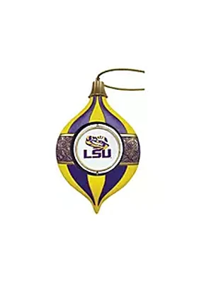 Santa's Workshop Inc 5.5 inch  LSU Spinning Bulb Ornament