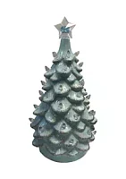 Santa's Workshop NCAA North Carolina Tar Heels 14 Inch Ceramic Tree