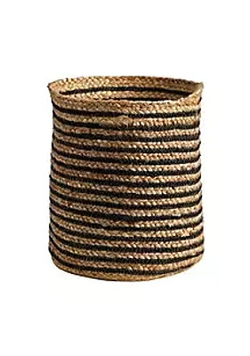 Nearly Natural 13.5-Inch Handmade Natural Jute Basket Planter