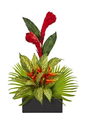 Tropical Arrangement in Vase