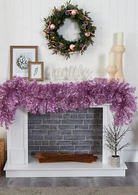 Pink Christmas Garland