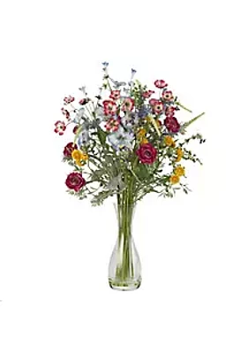 Nearly Natural Veranda Garden Silk Flower Arrangement