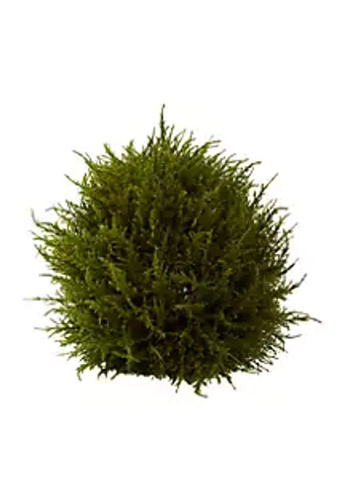 Nearly Natural 14-in. Cedar Sphere Topiary