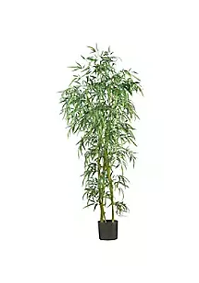 Nearly Natural 6' Fancy Style Slim Bamboo Silk Tree