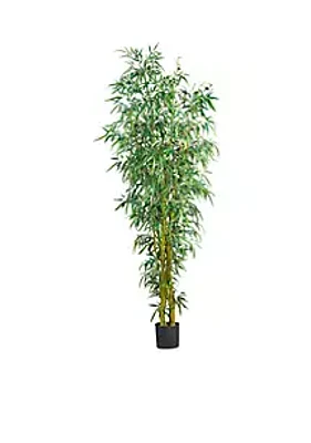 Nearly Natural 8-Foot Fancy Style Bamboo Silk Tree