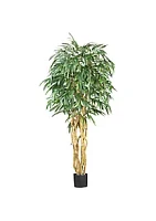 Nearly Natural 6' Weeping Ficus Silk Tree