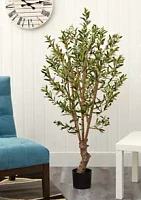 Nearly Natural 5-Foot Olive Silk Tree