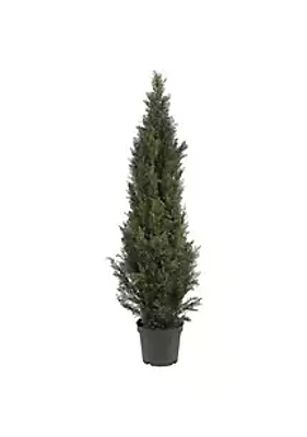 Nearly Natural -Foot Mini Cedar Pine Tree (Indoor/Outdoor