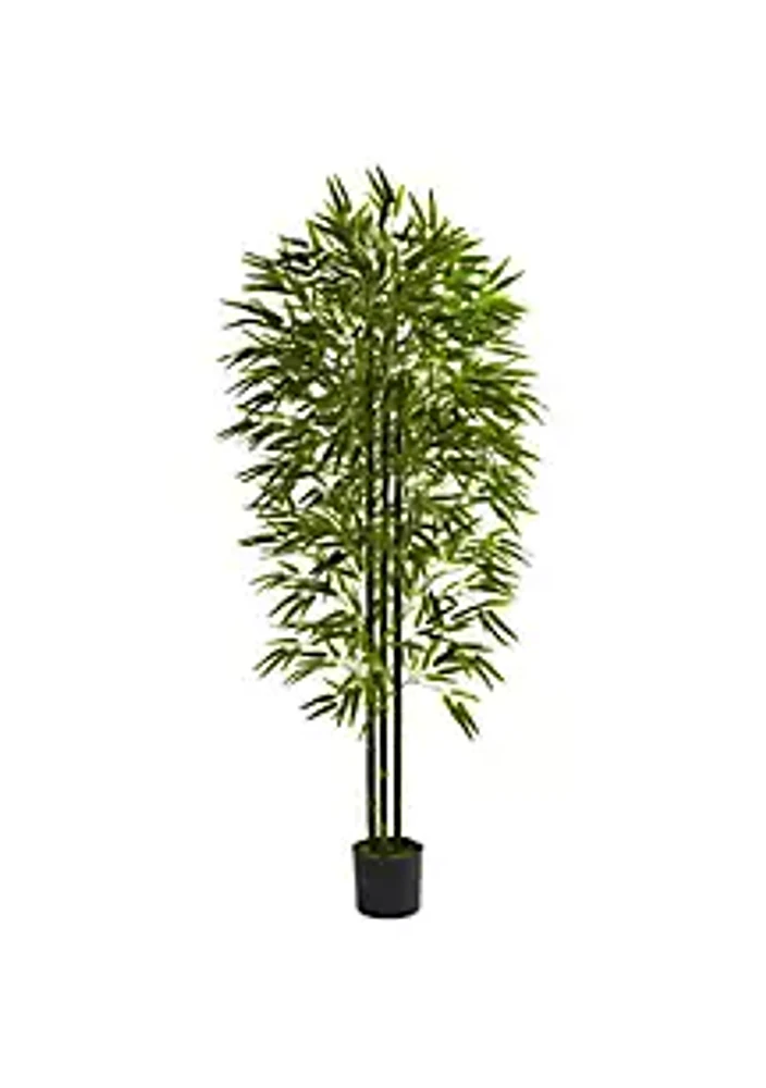 Nearly Natural 6' UV Resistant Bamboo Tree - Indoor and Outdoor