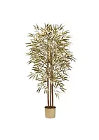 Nearly Natural 5-Foot Golden Bamboo Tree