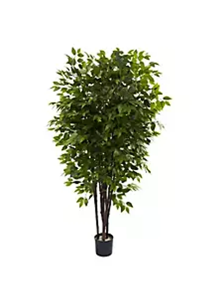 Nearly Natural 6.5-Foot Deluxe Ficus Tree