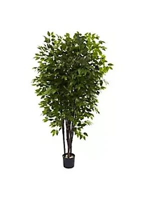 Nearly Natural 6.5-Foot Deluxe Ficus Tree
