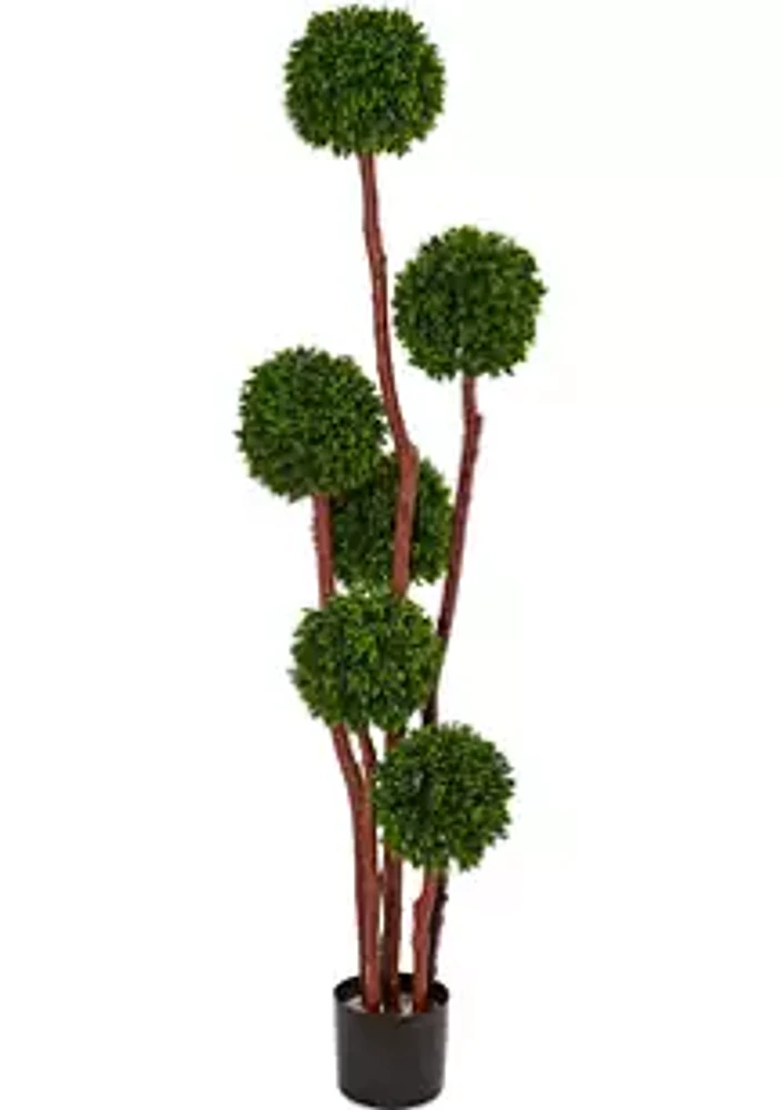 Nearly Natural Boxwood  Tree  Indoor/Outdoor