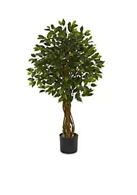 Nearly Natural Ficus Artificial Tree (Indoor/Outdoor
