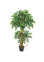 Nearly Natural 4-Foot Variegated Ficus Artificial Tree