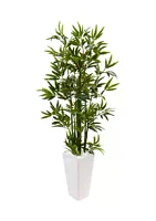 Nearly Natural Bamboo Tree in Tower Planter