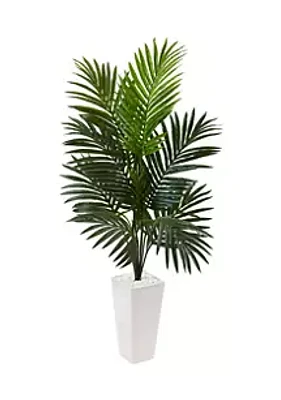 Nearly Natural Kentia Palm  Tree in Tower Planter