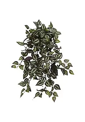 Nearly Natural 23-Inch Wandering Jew Hanging Artificial Plant (Set of 4)