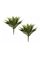Nearly Natural Agave Succulent Plant - Set of 2