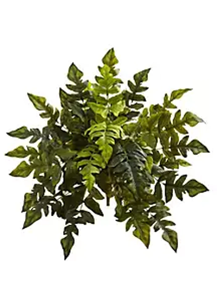 Nearly Natural 24-Inch Holly Fern Artificial Plant (Set of 2)