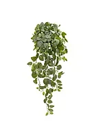Nearly Natural 36-Inch Fittonia Hanging Bush Artificial Plant (Set of 2) (Real Touch)