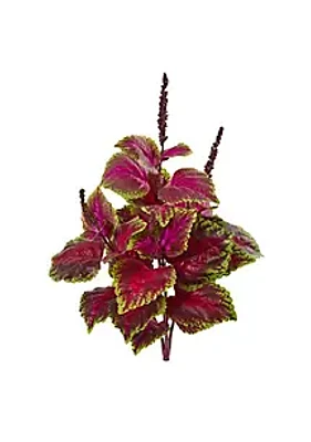 Nearly Natural 23-Inch Coleus Bush Artificial Plant (Set of 6)