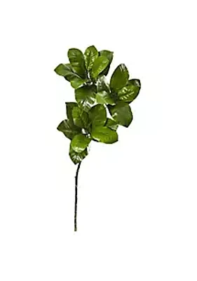Nearly Natural 35-Inch Magnolia Leaf Artificial Spray Plant (Set of 3)