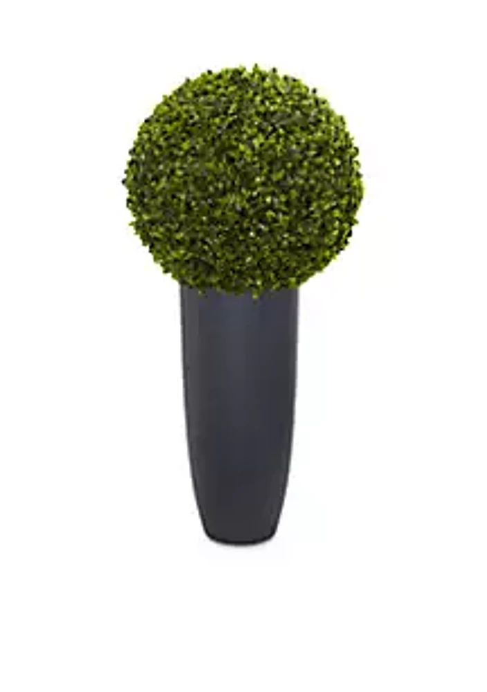 Nearly Natural Boxwood Artificial Topiary Plant