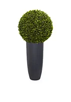 Nearly Natural Boxwood Artificial Topiary Plant