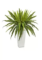 Nearly Natural Rippled Birdsnest Artificial Plant