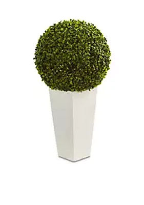 Nearly Natural Boxwood Topiary Ball Artificial Plant