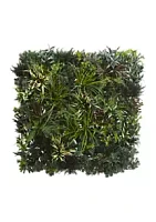 Nearly Natural Greens and Fern Living Wall Indoor/Outdoor