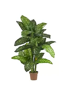 Nearly Natural 5' Dieffenbachia Silk Plant (Real Touch)