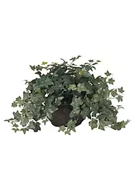 Nearly Natural Puff Ivy with Vase Silk Plant