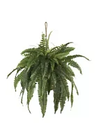 Nearly Natural Boston Fern Hanging Basket