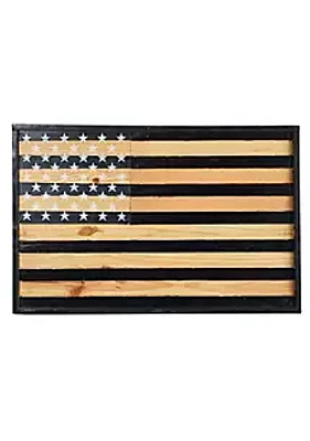 Nearly Natural 36-Inch American Wood Flag Wall Decor