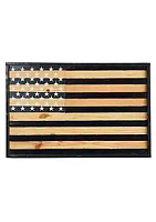 Nearly Natural 36-Inch American Wood Flag Wall Decor