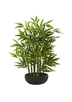 Nearly Natural 20-Inch Bamboo Artificial Plant