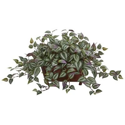 Wandering Jew Artificial Plant in Decorative Planter