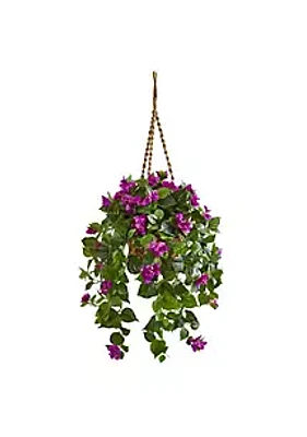 Nearly Natural Bougainvillea Artificial Plant in Basket