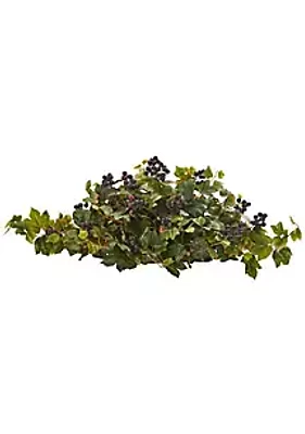 Nearly Natural 33-Inch Grape Leaf Artificial Ledge Plant