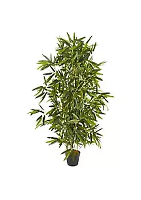 Nearly Natural 4-Foot Bamboo Artificial Tree (Real Touch) UV Resistant (Indoor/Outdoor)