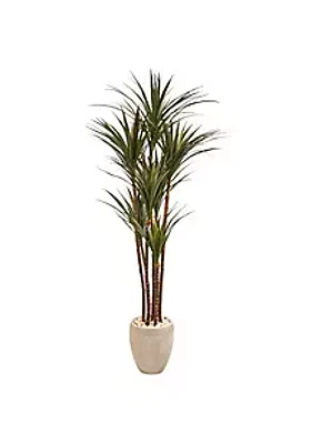 Nearly Natural 68-Inch Giant Yucca Artificial Tree in Planter UV Resistant (Indoor/Outdoor)