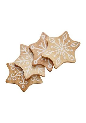 Snowflake Coaster Set