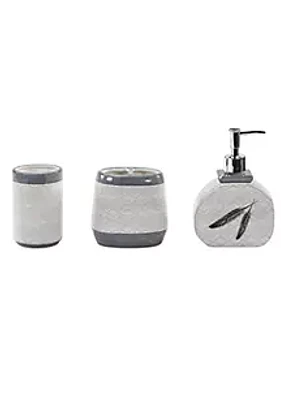 Paseo Road by HiEnd Accents Feather Design Countertop Bathroom Set