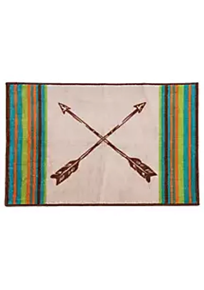 Paseo Road by HiEnd Accents Serape Arrow Design Rug